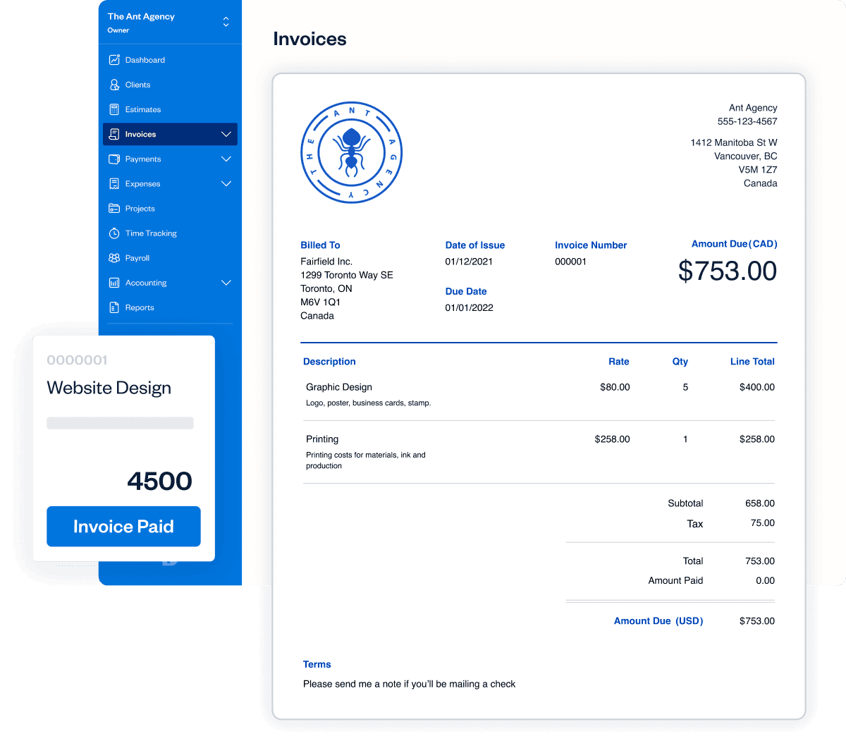 Invoicing