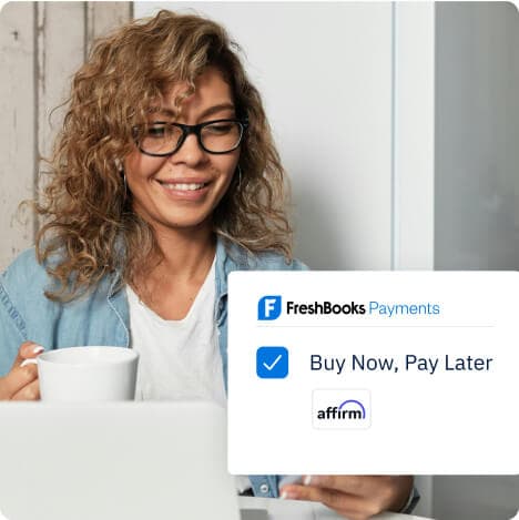 Simple, transparent pricing with FreshBooks Payments and Affirm