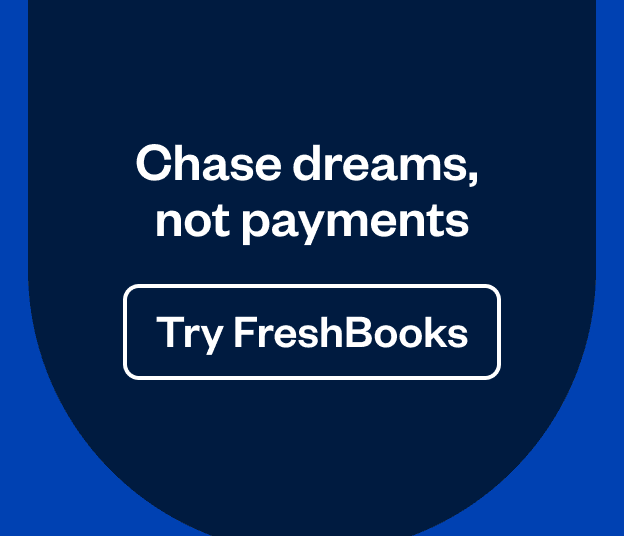 FreshBooks ad - try it free