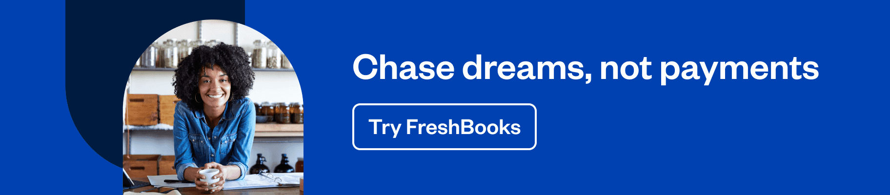 FreshBooks ad - try it free