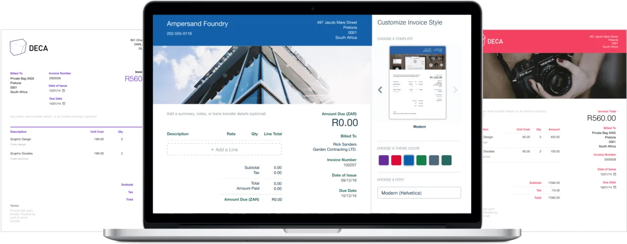 Convenient for Clients, Faster for You Invoices Customization South Africa