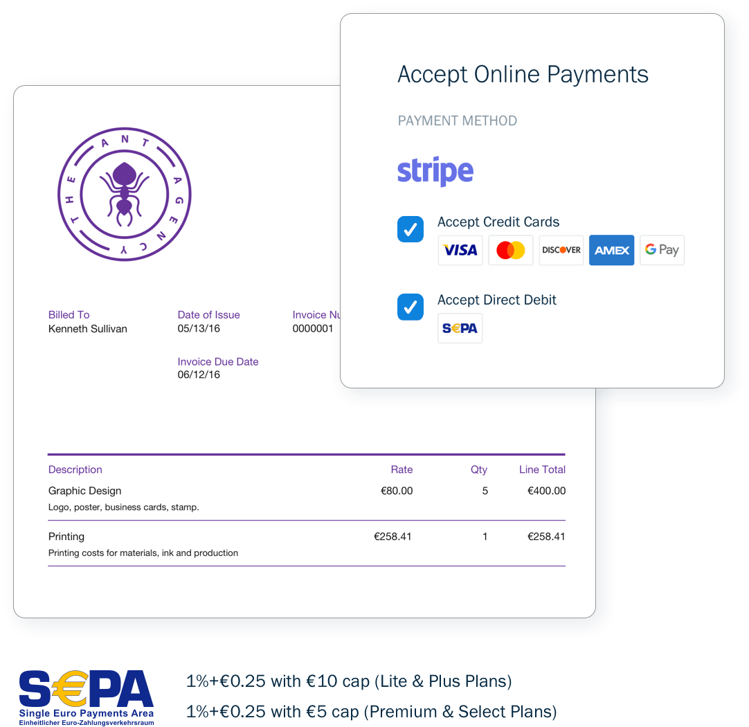 SEPA Payment Application Screenshot
