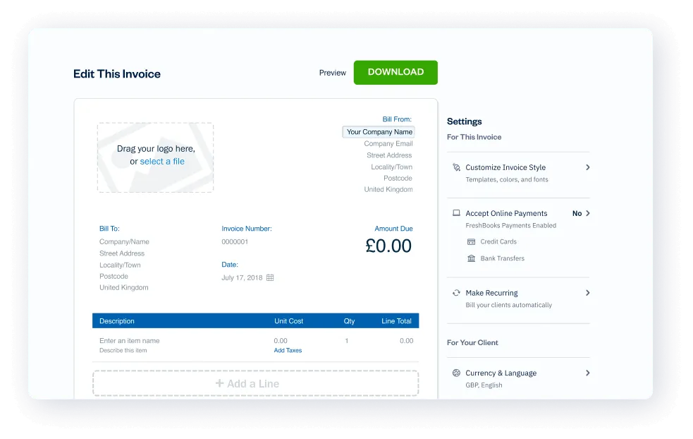 Free Invoice Generator