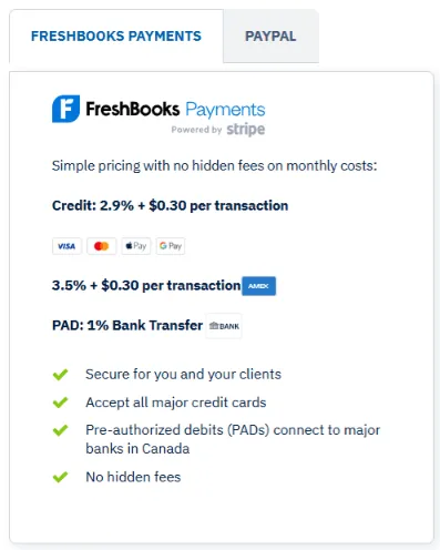 FreshBooks Payments
